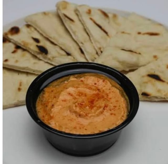 Pita And Hummus.