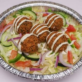 Falafel Over Salad Bowl